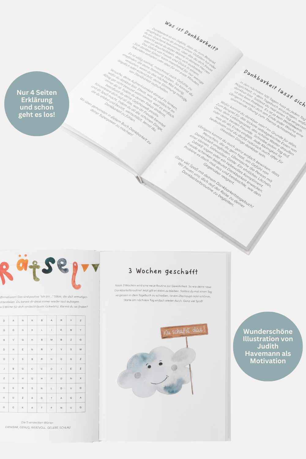 THE LIFE BARN Gratitude Journal For What I'm Thankful Kids: Variegated