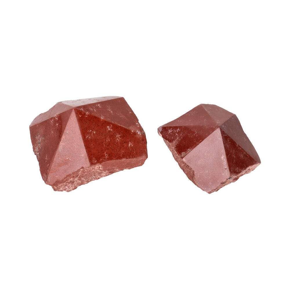 Semi-polished Red Jasper Points: Pack 0,500 Kg