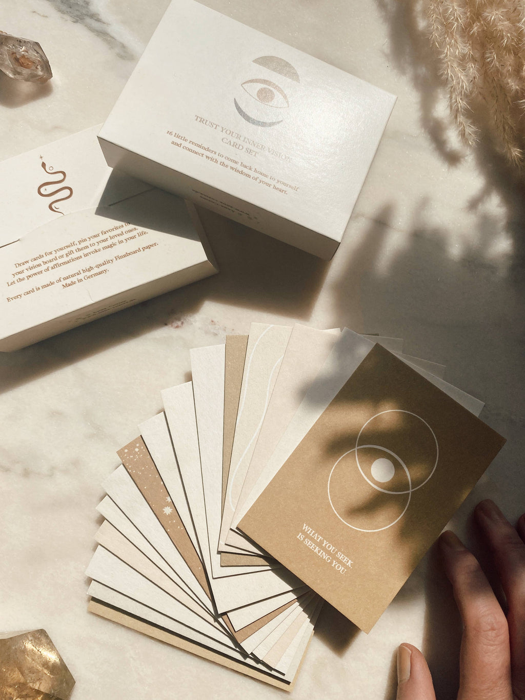 WHAT YOU SEEK, IS SEEKING YOU. - MINI CARD -