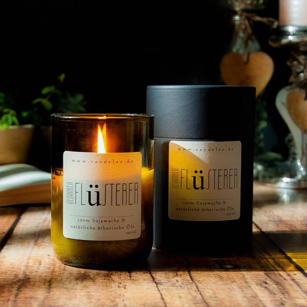 Thought Whisperer – Soy Wax Scented Candle with Refreshing Essential Oils for Clarity and Concentration