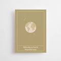 WELCOME TO EARTH, BEAUTIFUL SOUL - POSTCARD - BABY CARD