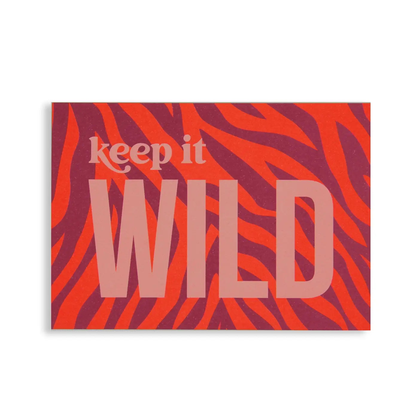 Postcard│keep it WILD│violet│
