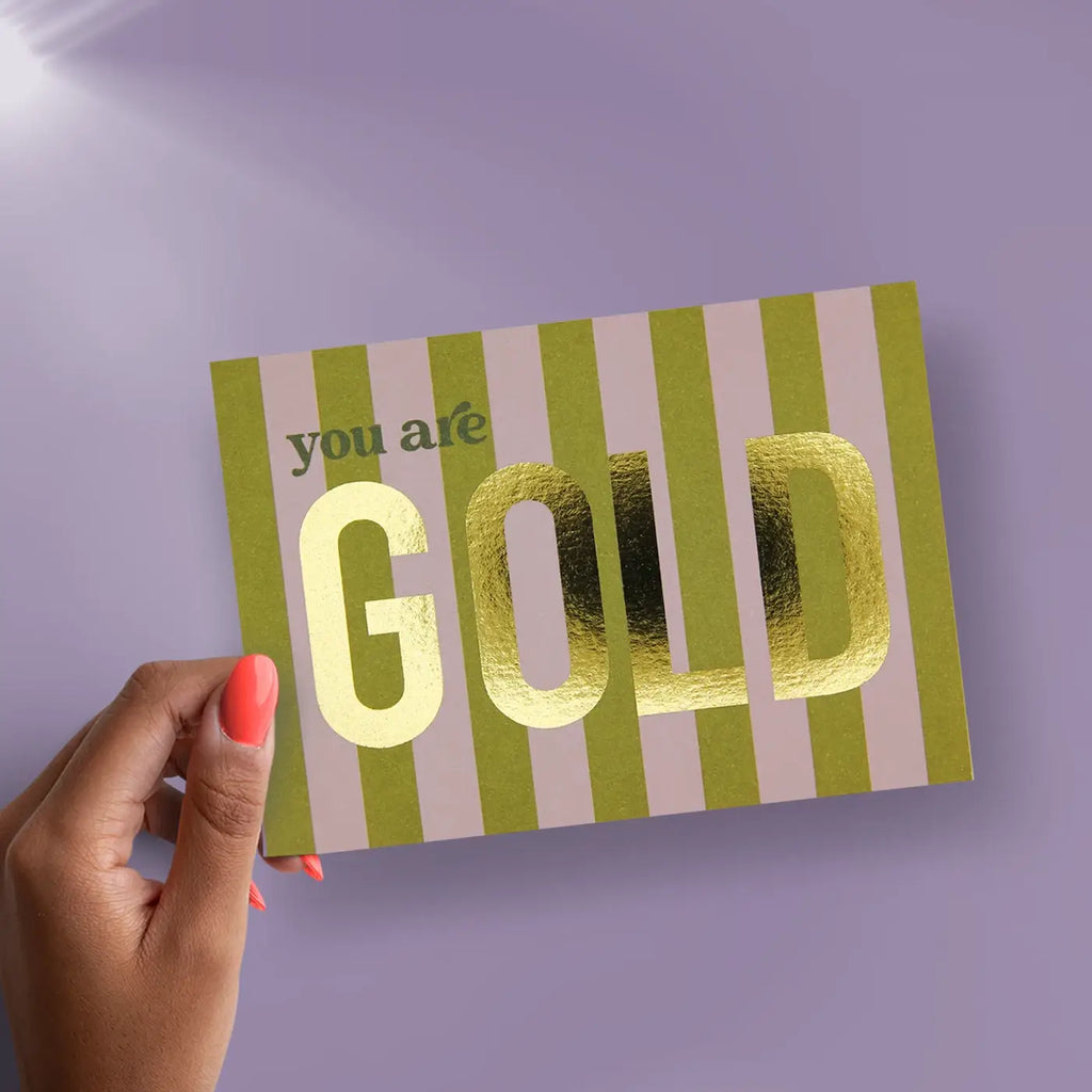 Postcard│you are GOLD│