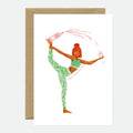 Yoga Rosé - Greeting card