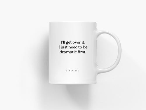 Ceramic mug / Dramatic