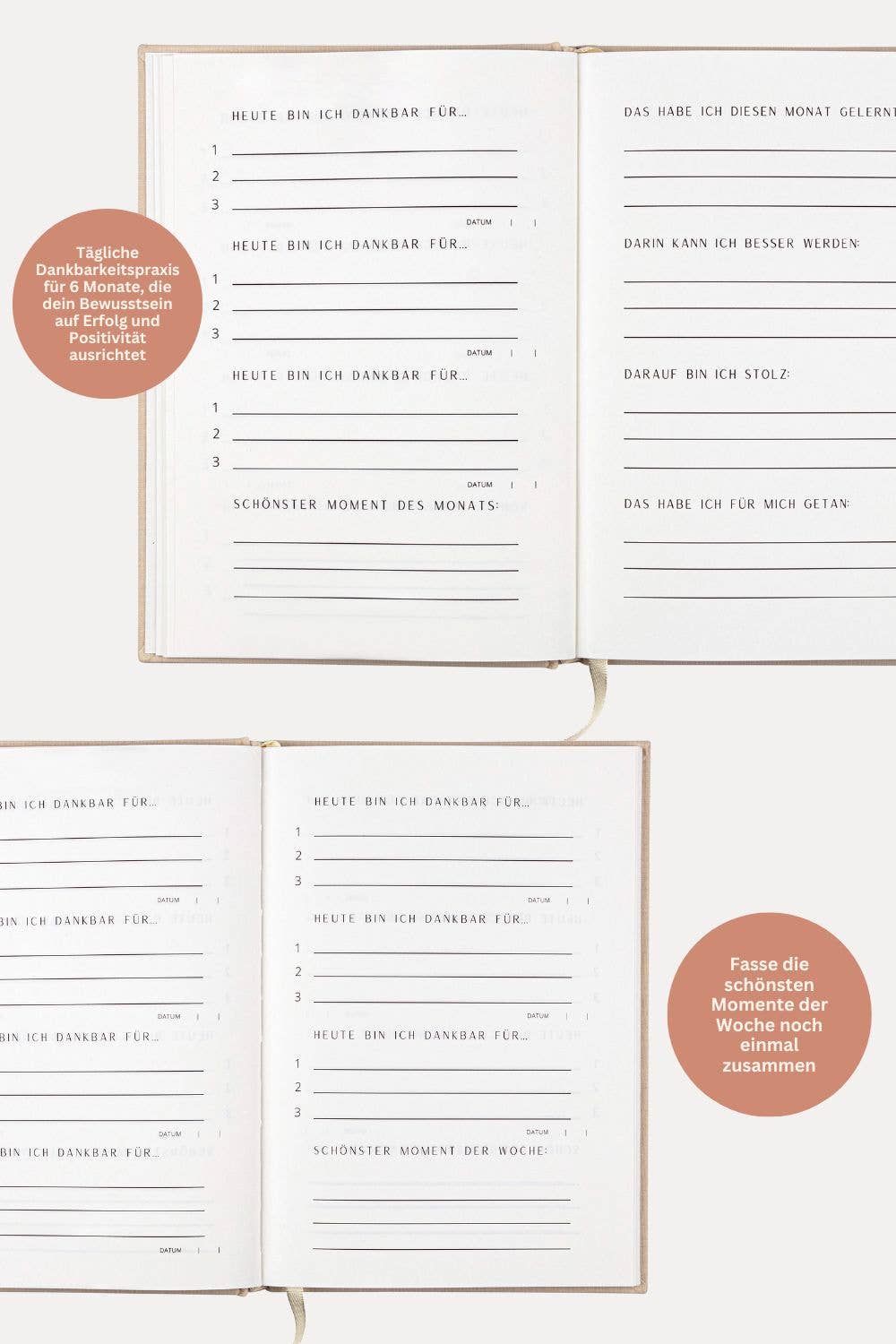 THE LIFE BARN Gratitude Journal For What I Am Thankful Sand: Sand
