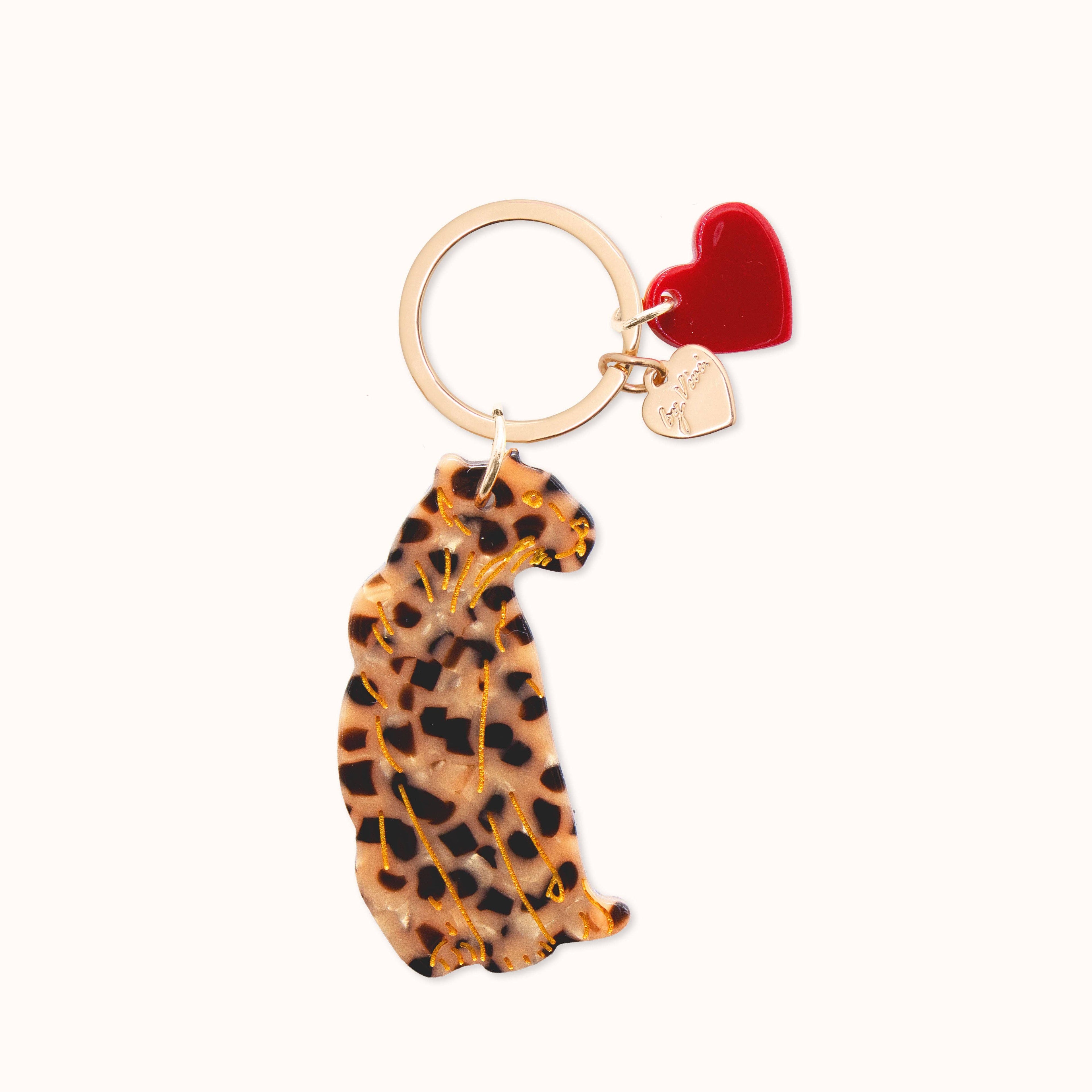 Schlüsselanhänger Leopard