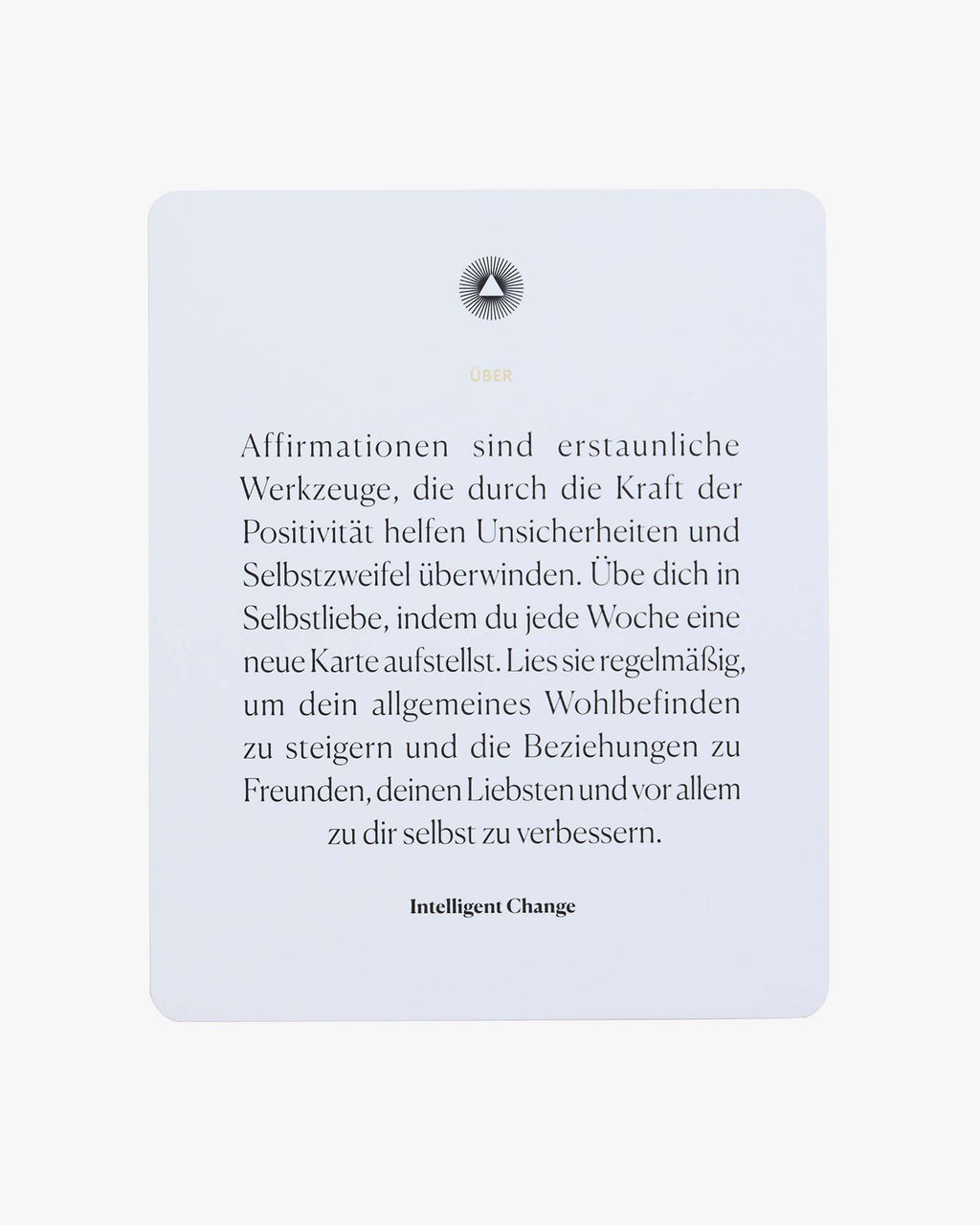 Mindful Affirmations German Edition, Display Cards Gift