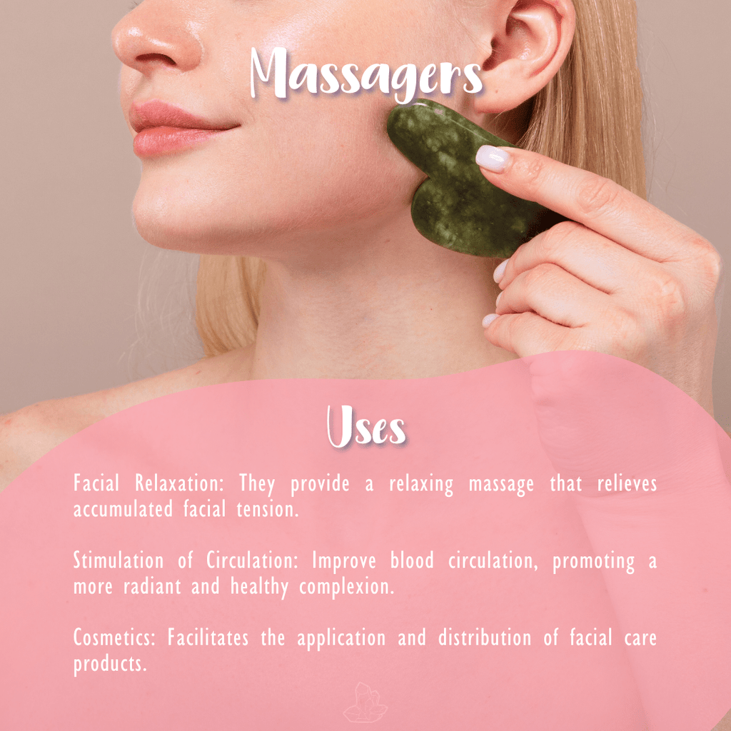 Gua Sha Obsidian Massager -3-
