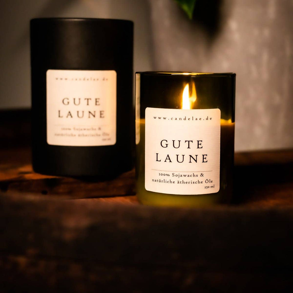 Good Mood – Soy Wax Scented Candle with Fresh Citrus Notes for Positive Energy