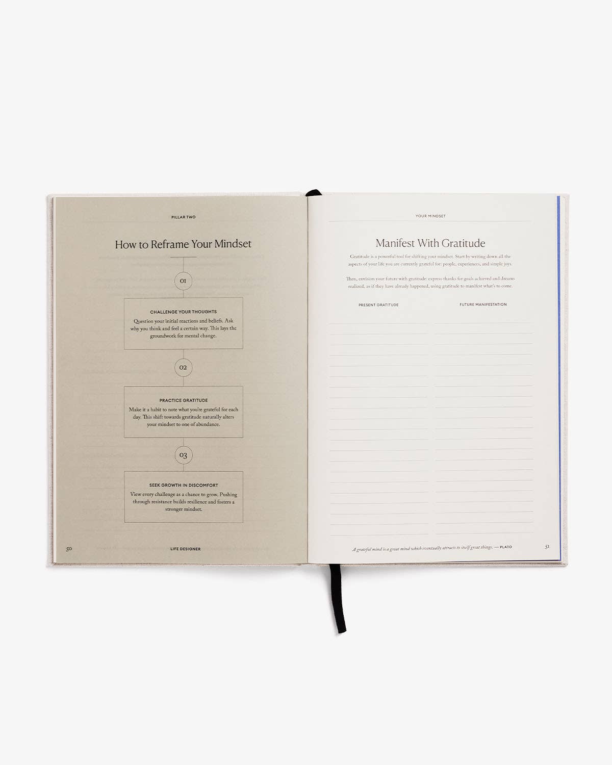 Life Designer Journal - 100+ Prompts for Self-Growth, Goals