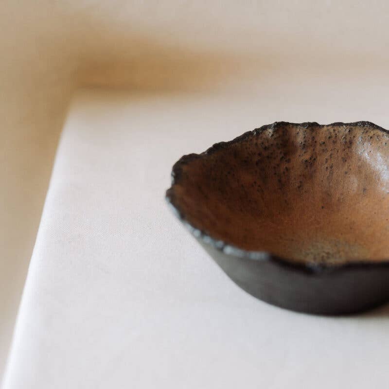 Stone bowl 17 cm Aarde