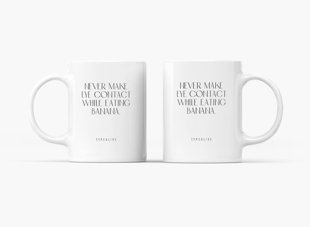 Ceramic mug/Eye Contact