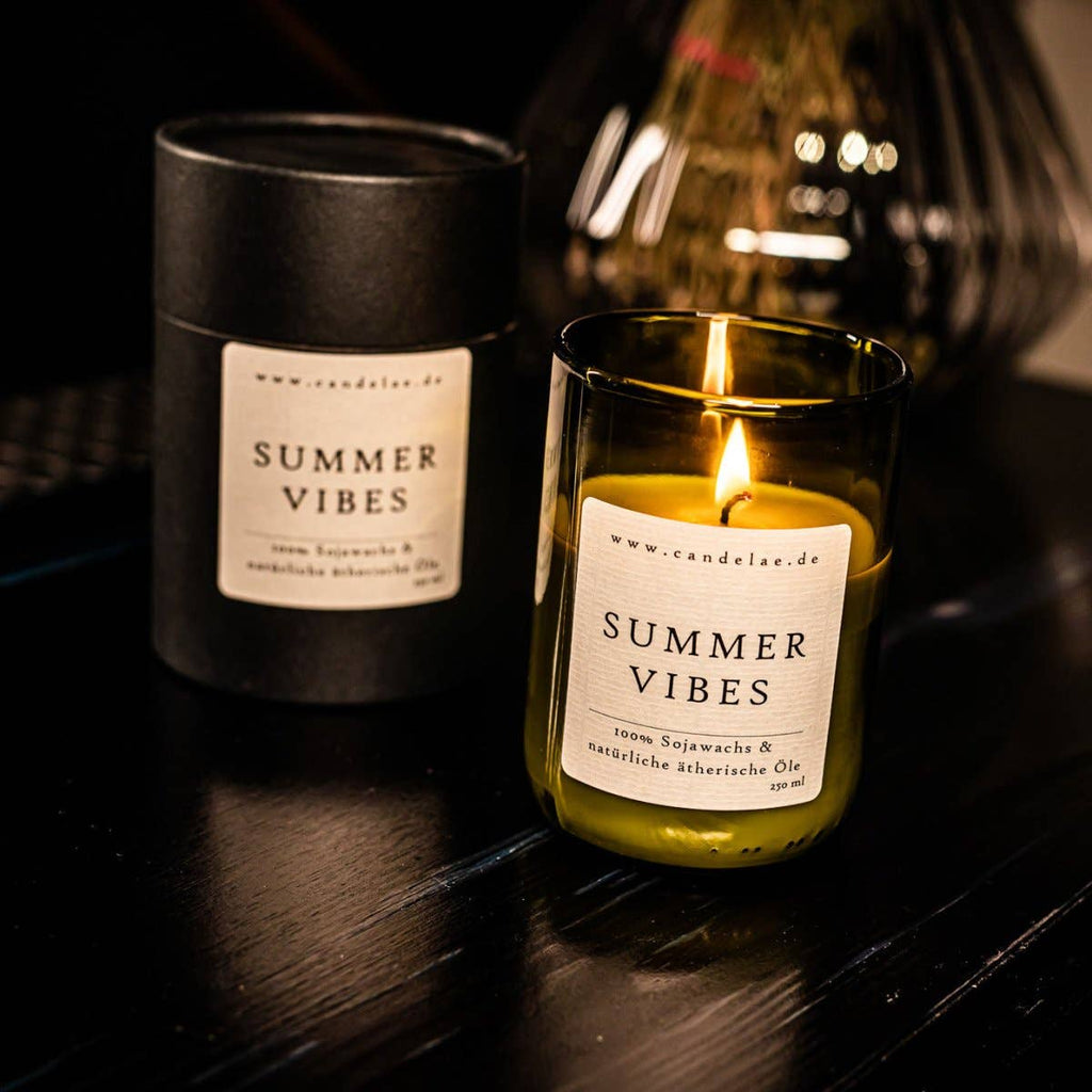 Summer Vibes – Your soy wax scented candle for summery freshness and relaxation