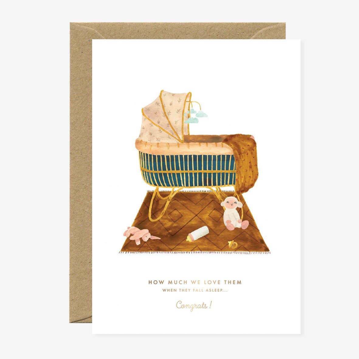 Baby Sleep - Greeting card