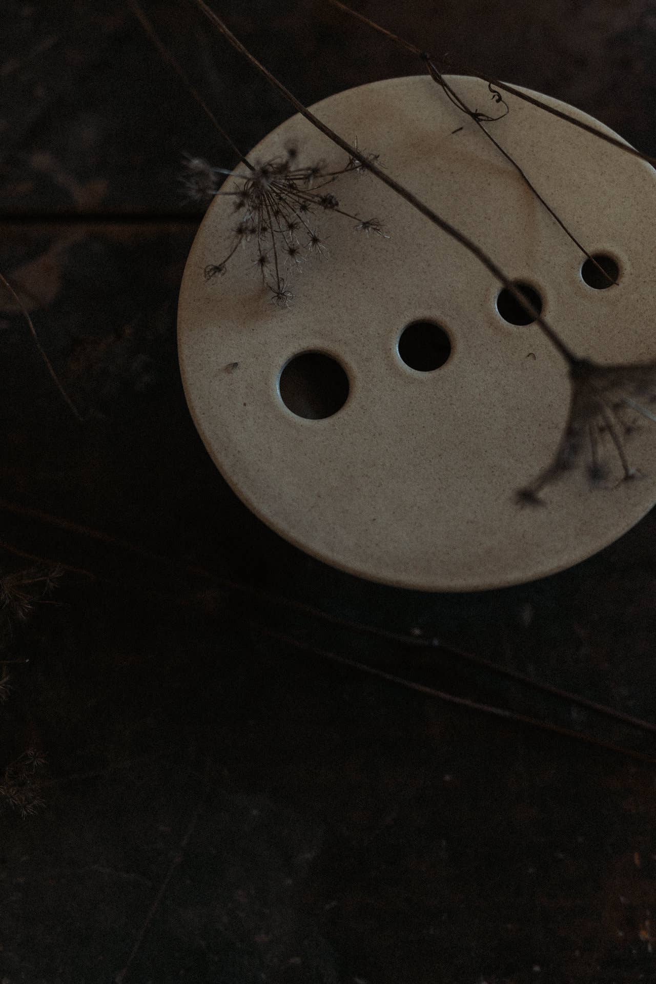 Candle & flowers holder Japandi