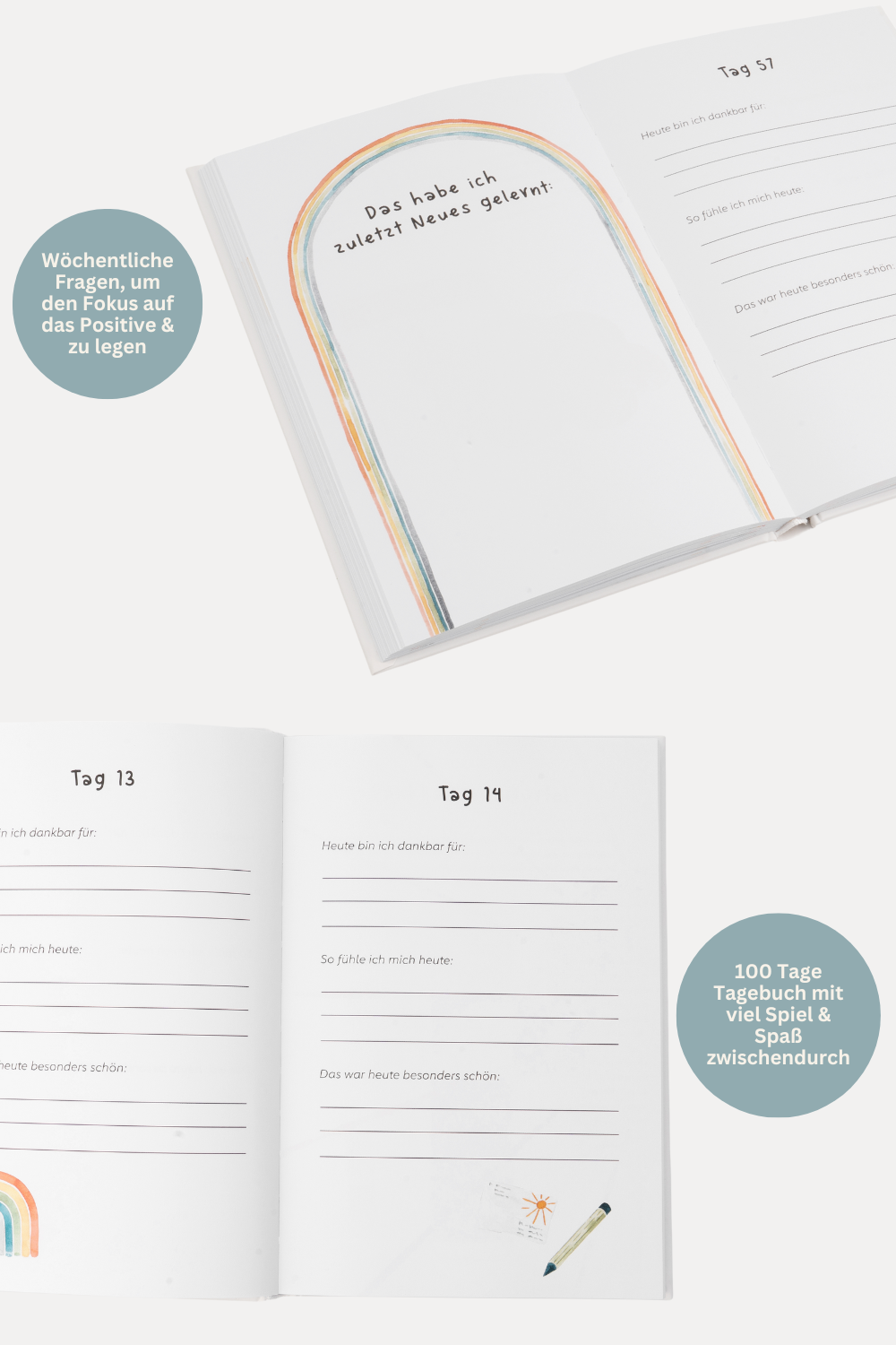 THE LIFE BARN Gratitude Journal For What I'm Thankful Kids: Variegated