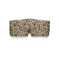 Pure Silk Sleep Mask Headband: Leopard