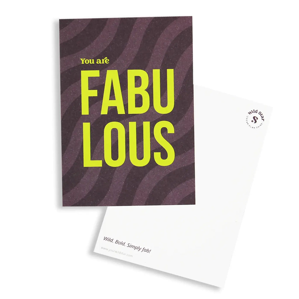 Postcard│You are FABULOUS│