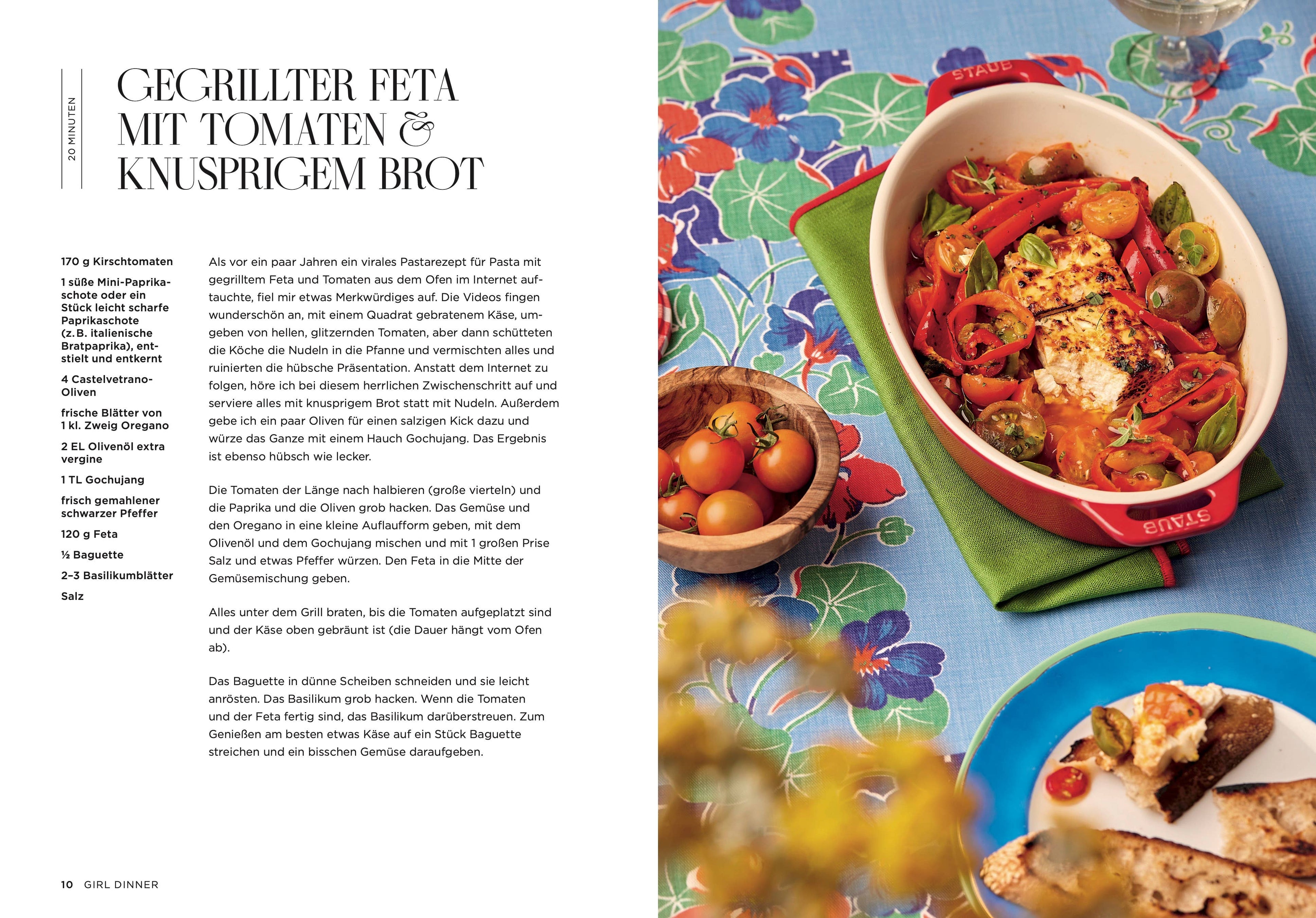 Girl Dinner. Creative Plates for Your Me-Time (German)