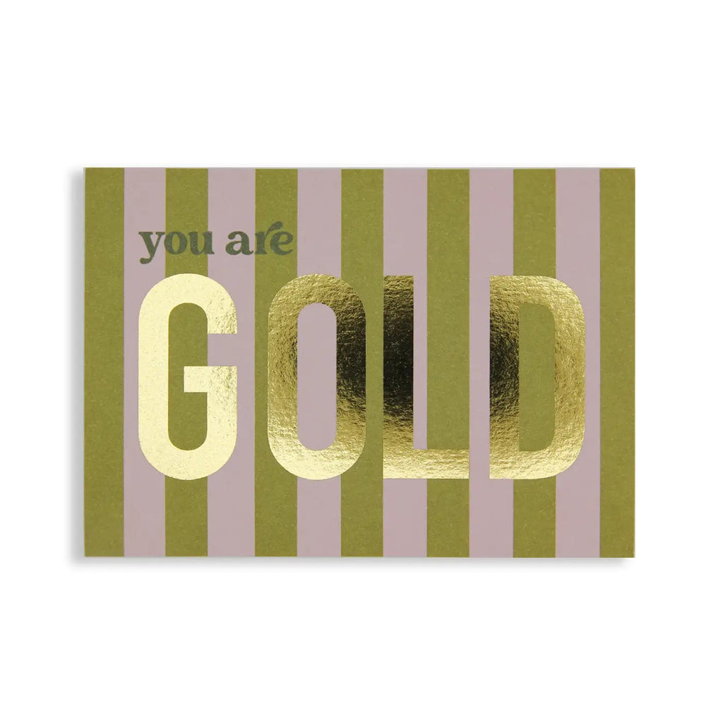 Postcard│you are GOLD│