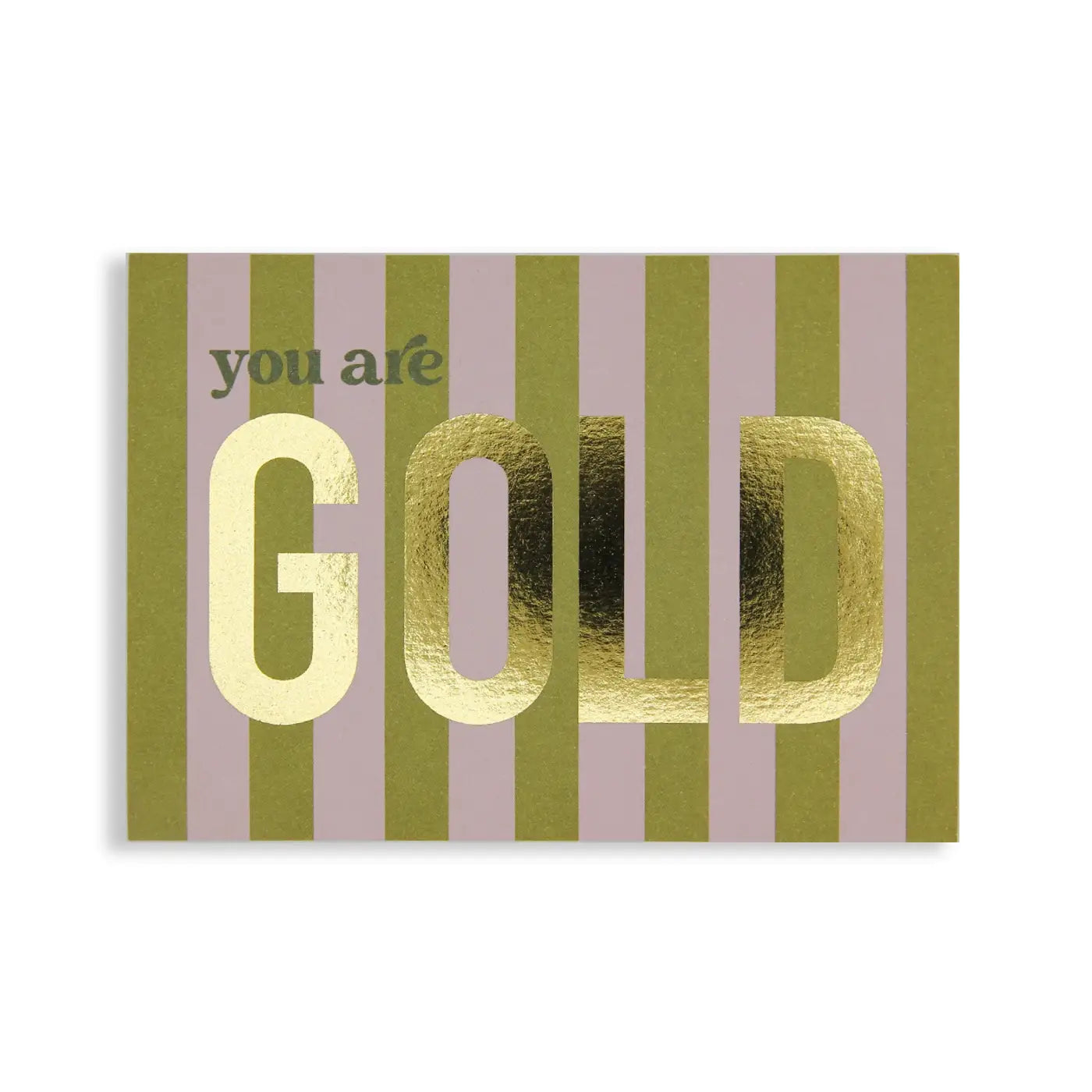 Postcard│you are GOLD│