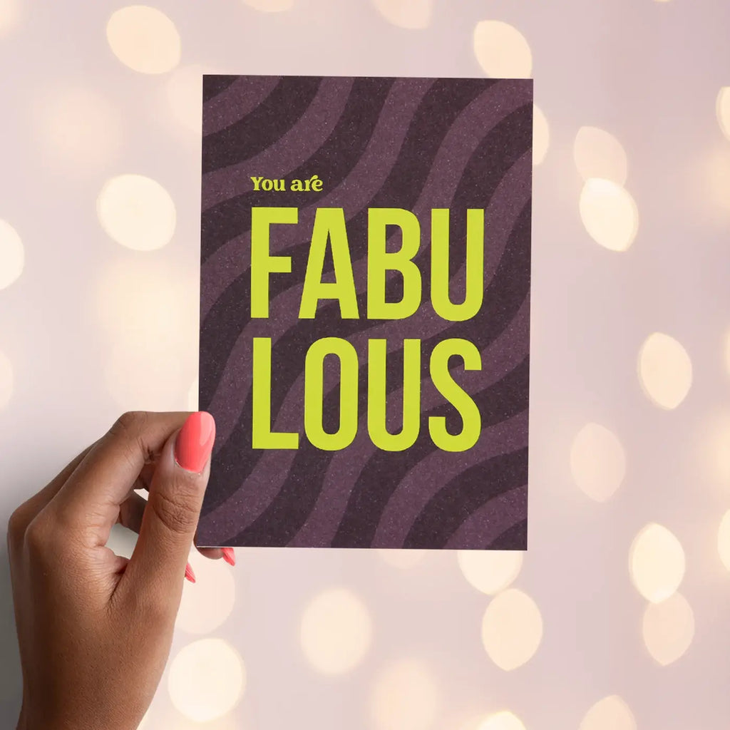 Postcard│You are FABULOUS│