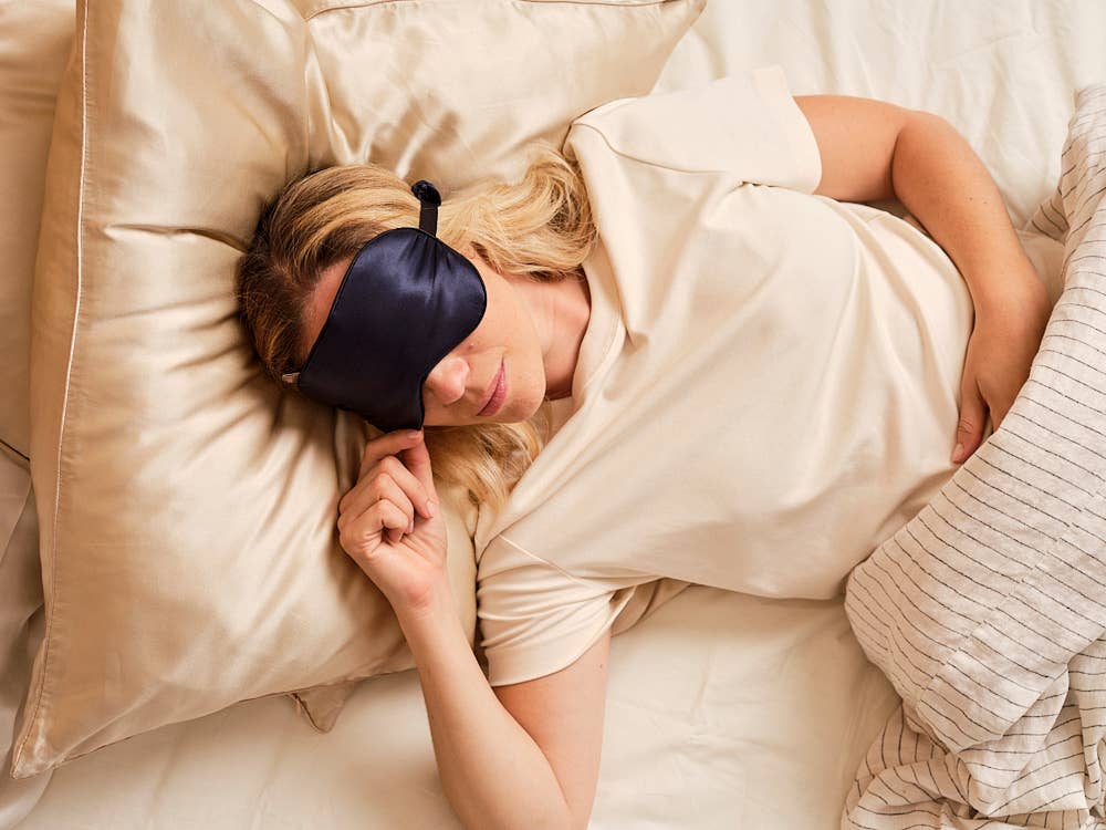 Pure Silk Sleep Mask: Leopard
