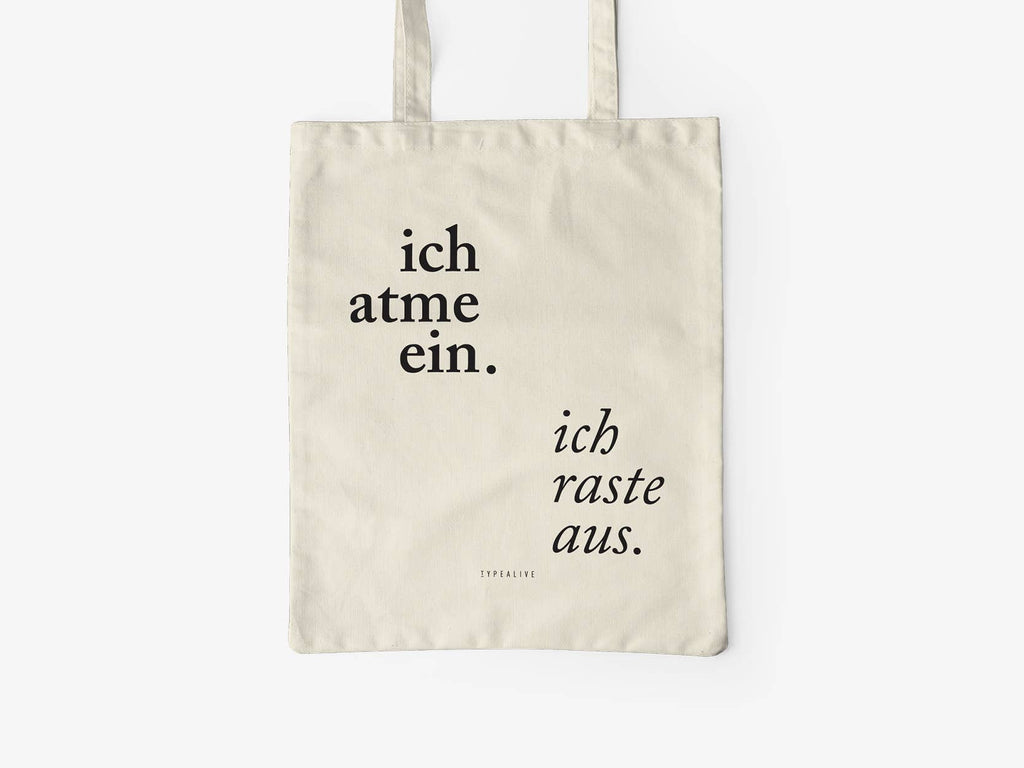 Cotton bag/I'm breathing in