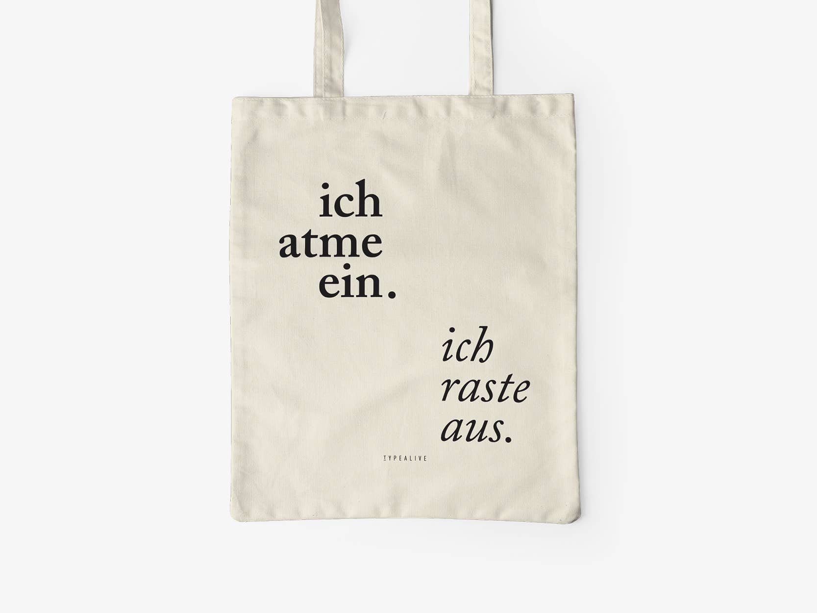 Cotton bag/I'm breathing in