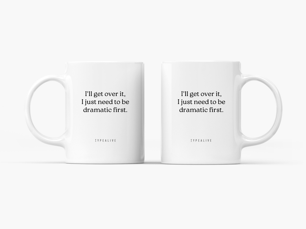 Ceramic mug / Dramatic