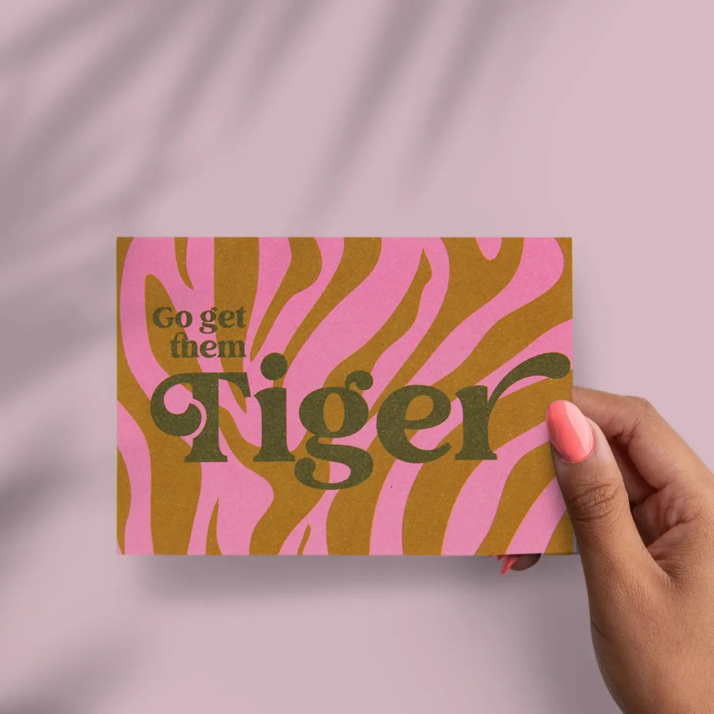 Postcard│go get them TIGER│