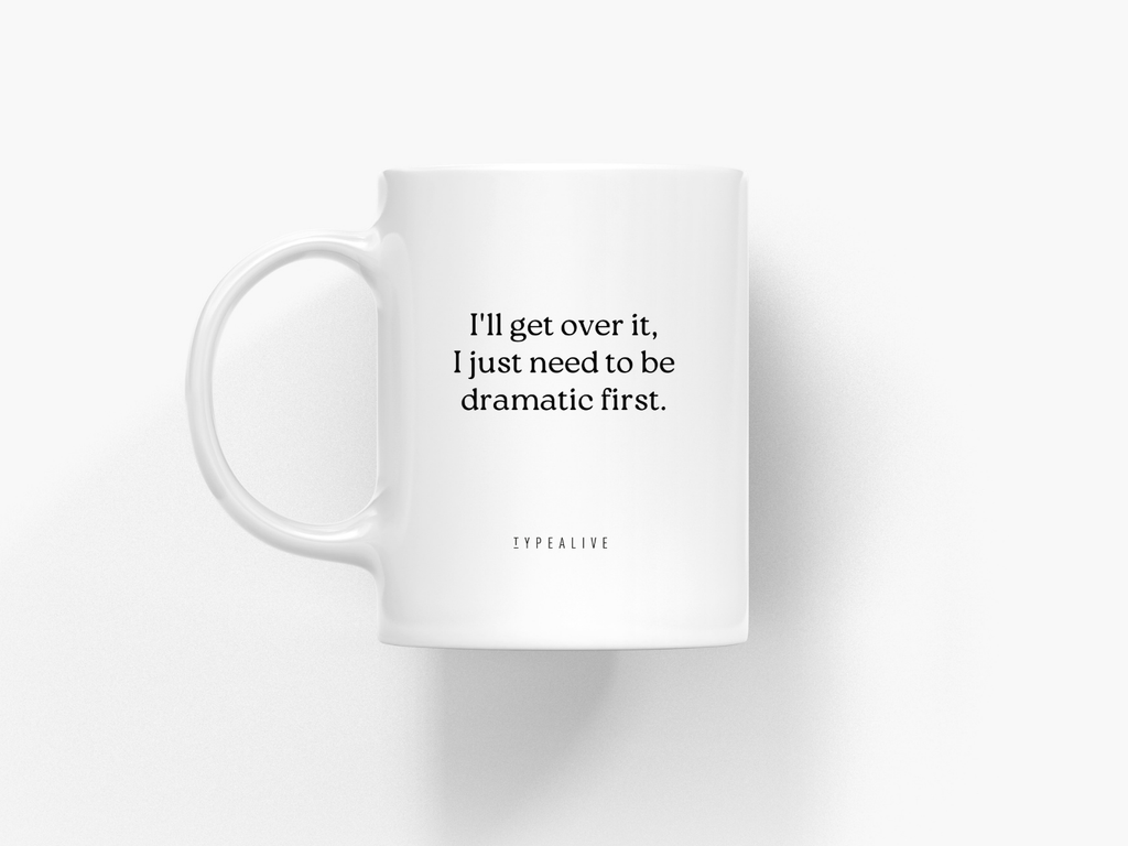 Ceramic mug / Dramatic