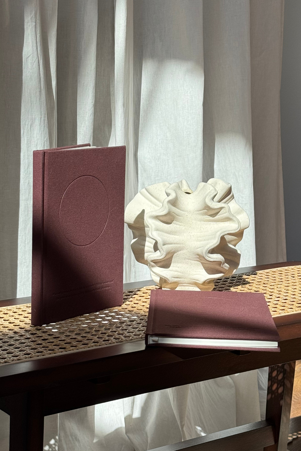 THE LIFE BARN Abundance Journal dark red