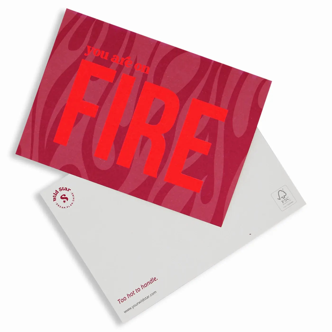 Postcard │you are on FIRE│