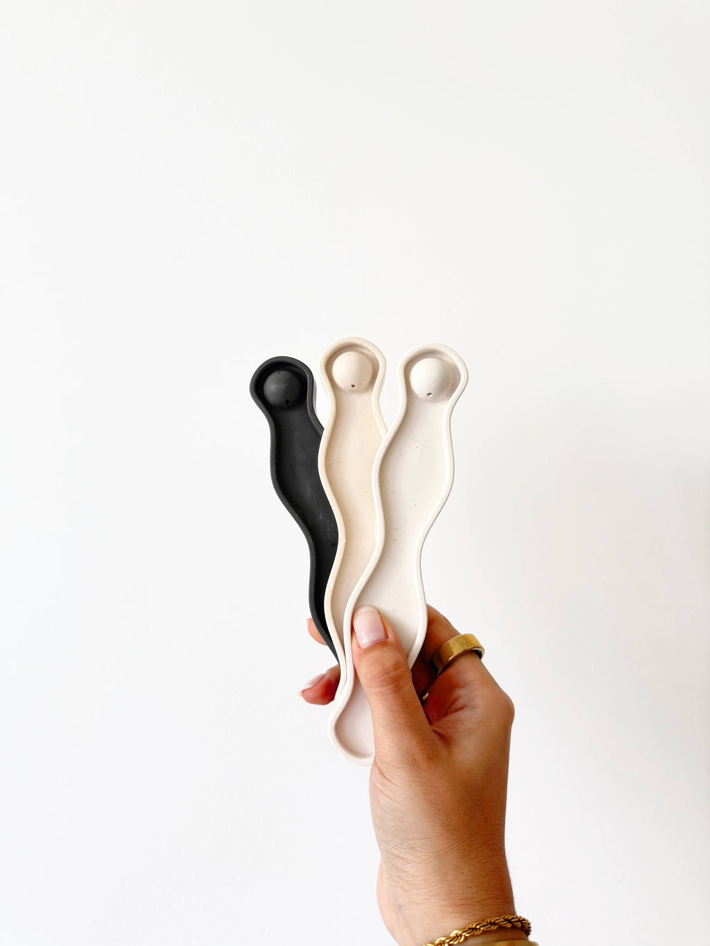 ELISE Incense Holder: Beige