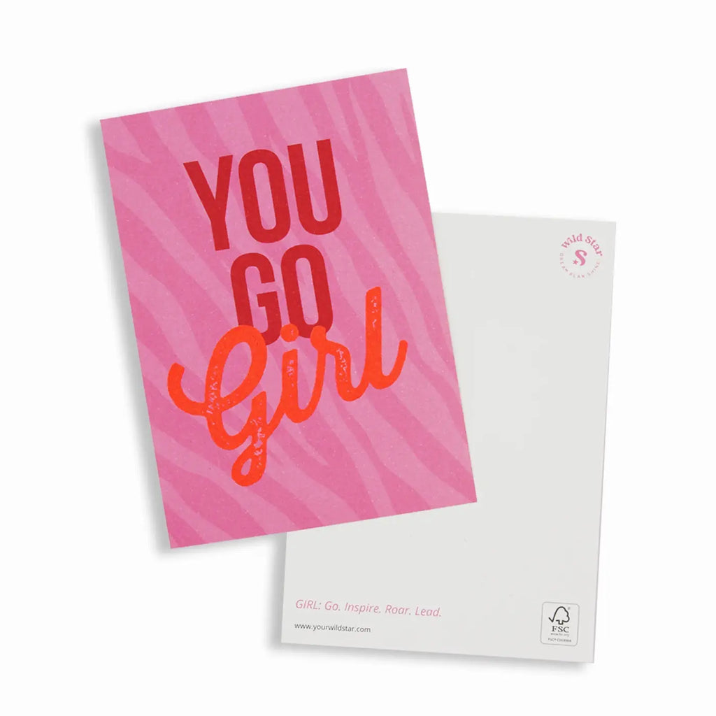 Postcard│YOU GO GIRL│