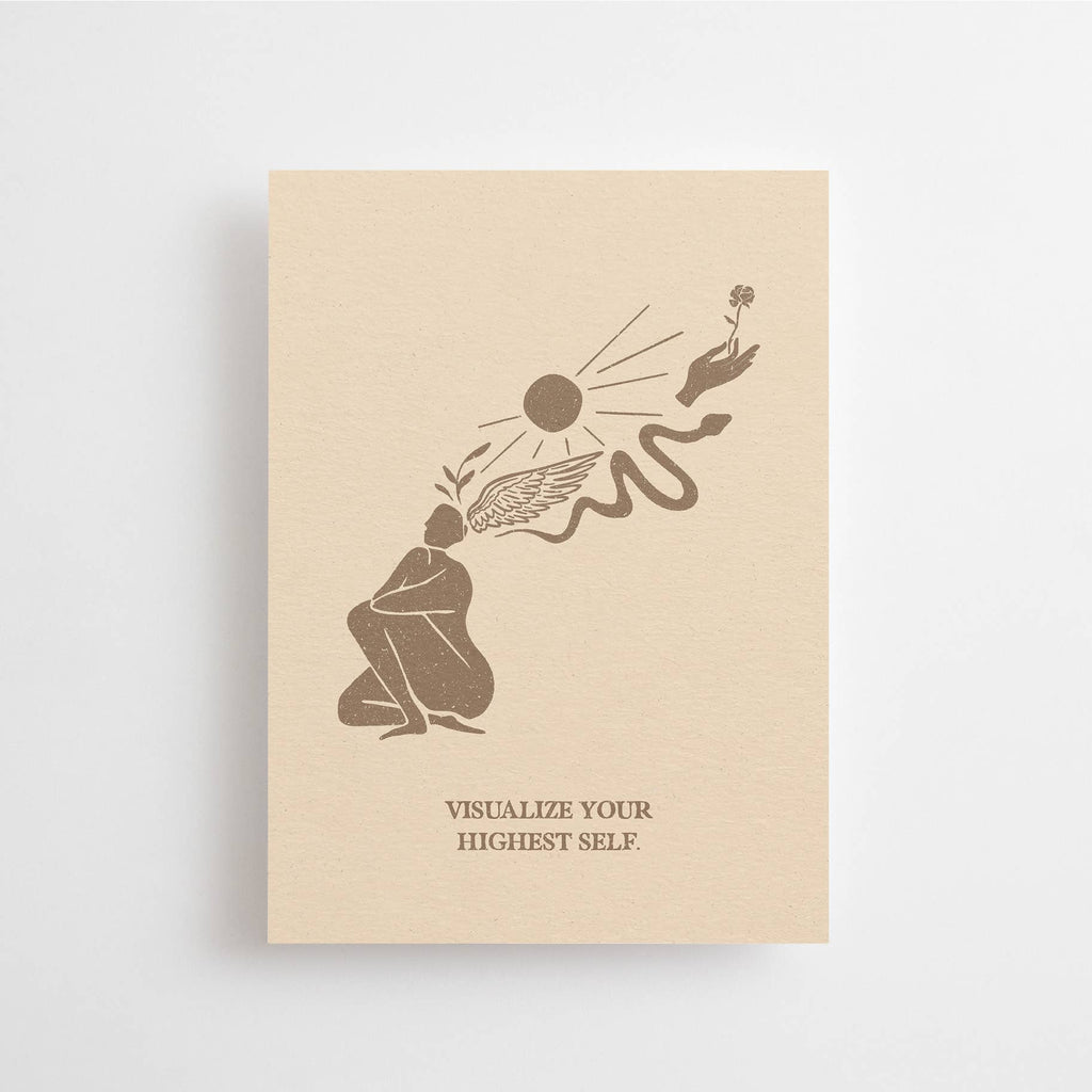 VISUALIZE YOUR HIGHEST SELF - MINI CARD -