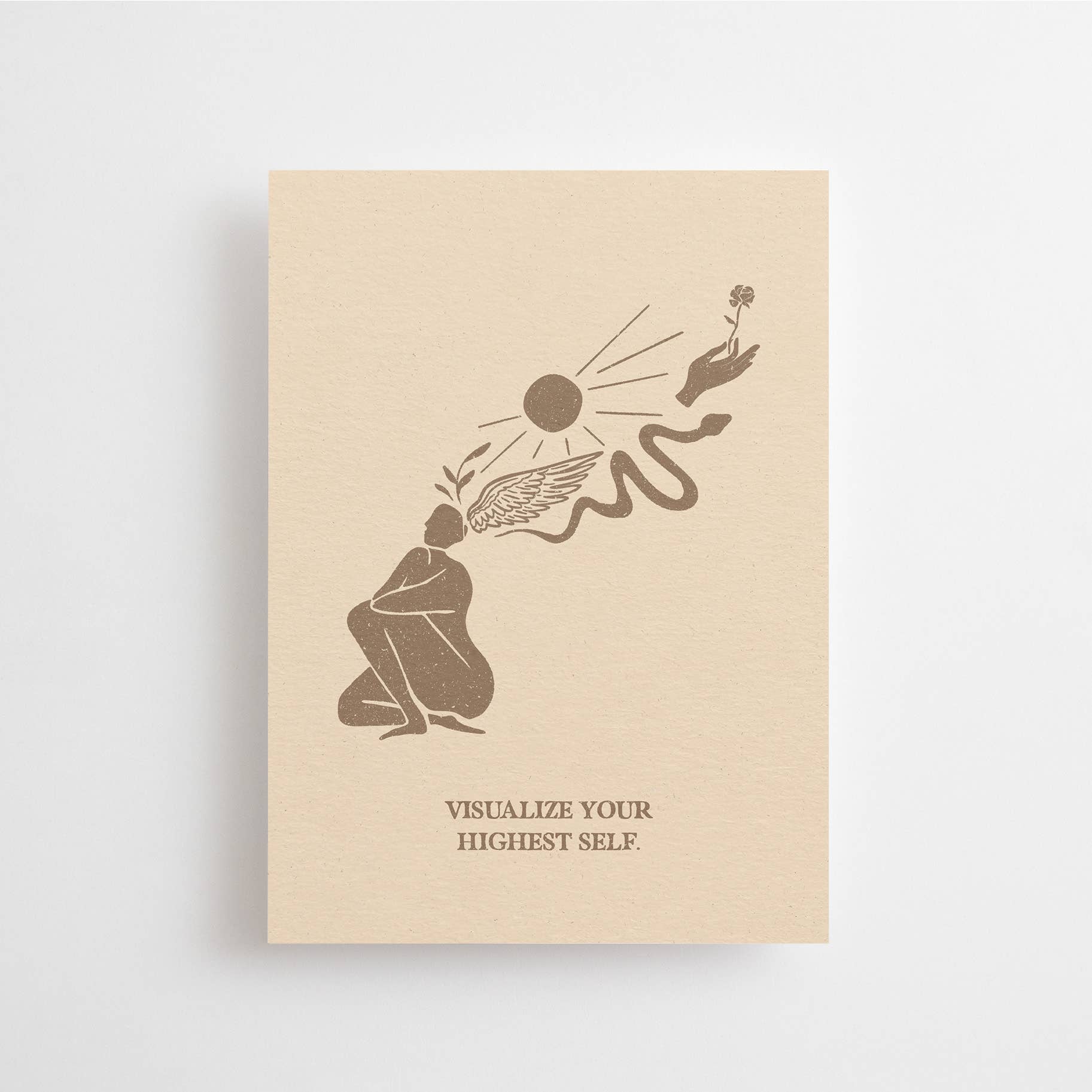 VISUALIZE YOUR HIGHEST SELF - MINI CARD -